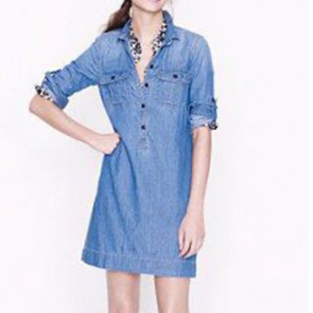J.Crew Chambray Workwear Shirtdress